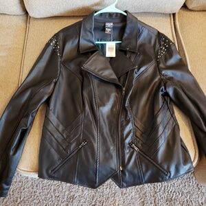 New Torrid Special Edition Marvel Her Universe Black Moto Jacket 2X